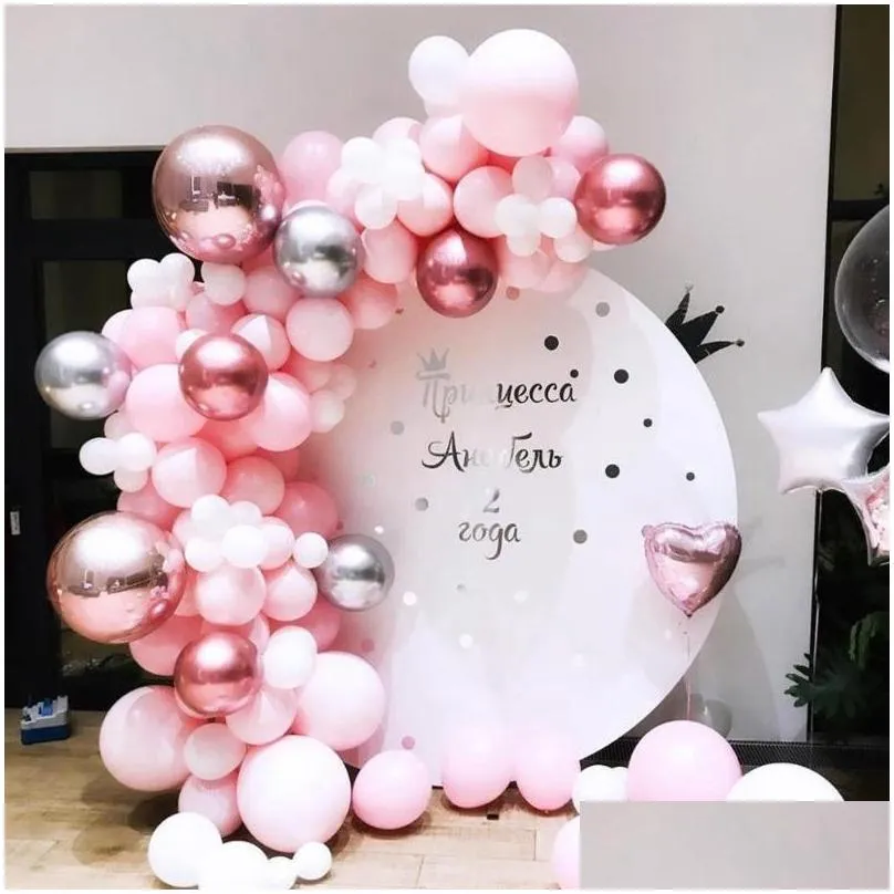 party decoration pink blue gold balloon reveal gender arch garland birthday its a boy girl baby shower baloon babyshower