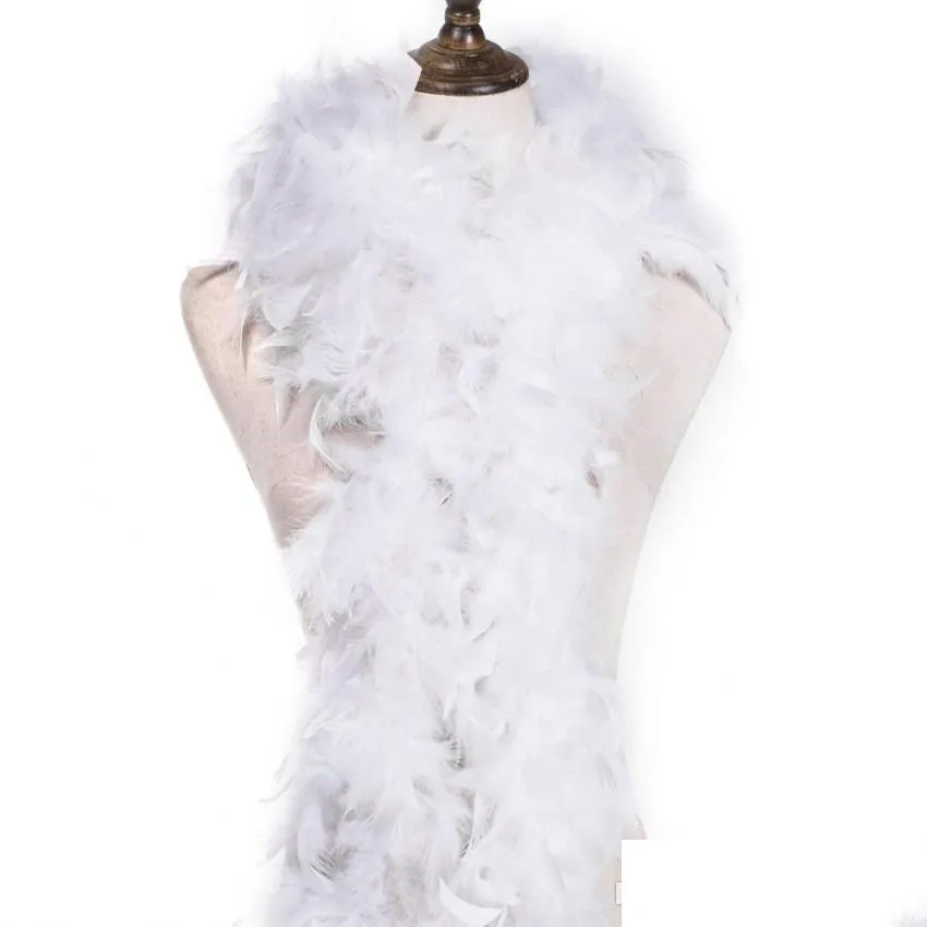 2yard fluffy white turkeyfeather boa about 40 grams clothing accessories chicken feather costume/shaw/ feathers for crafts party