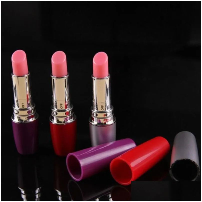 Lip Pencils Lipsticks Vibrator Mini Electric Massager Clitoris Stimulator Gspot Magic Wand Sex Toys For Woman