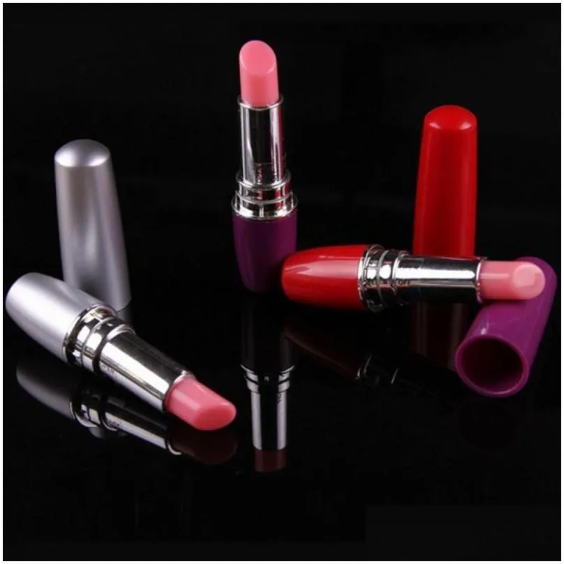 Lip Pencils Lipsticks Vibrator Mini Electric Massager Clitoris Stimulator Gspot Magic Wand Sex Toys For Woman