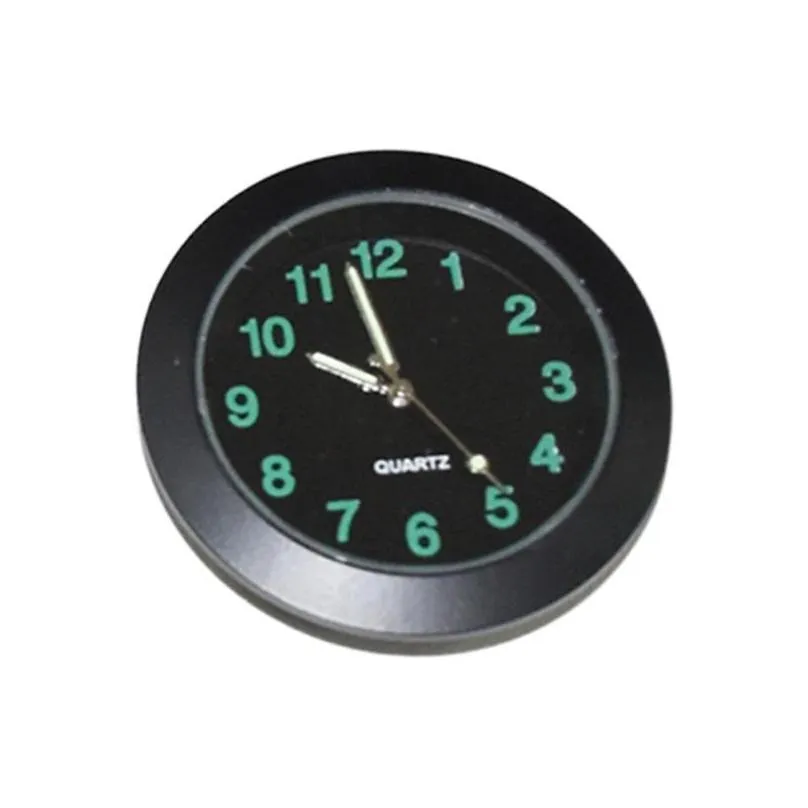 desk table clocks c9ga car dashboard clock mini quartz analog time watch for interior decoration luminous dial ornament