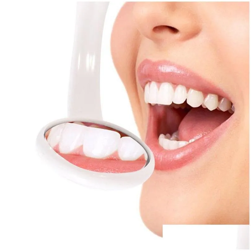 Wholesale 1 Pc Bright Durable Dental Mouth Mirror with LED Light Reusable Random Color Oral Health Care