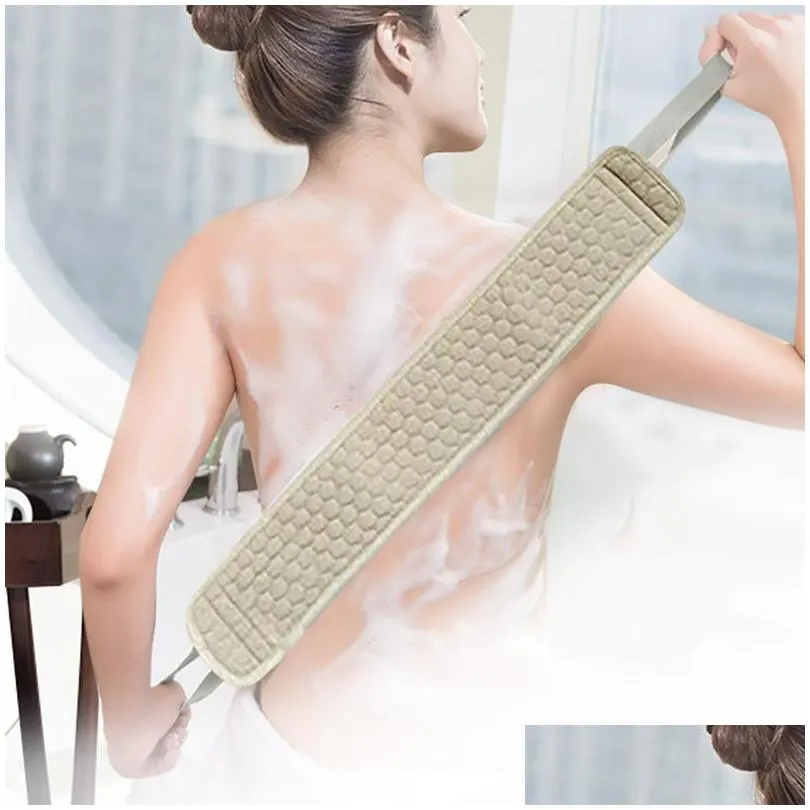 towel bath with sponge cleaning massage to remove dead skin 82cm long massager exfoliation bathroom brush sponges towe