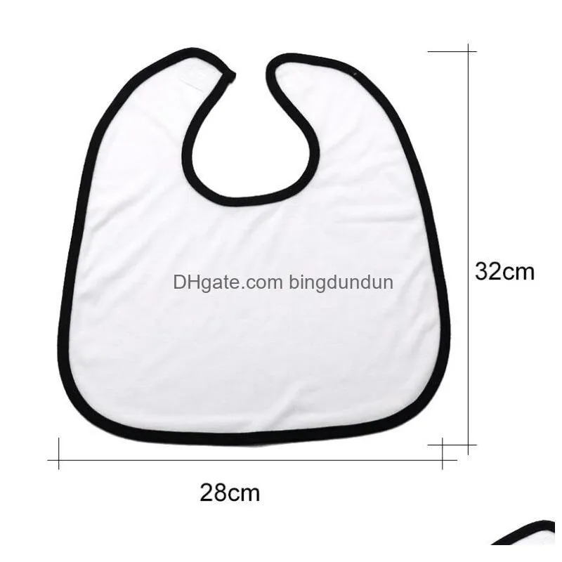 table napkin sublimation heat transfer surface polyester cotton baby bib saliva towel can