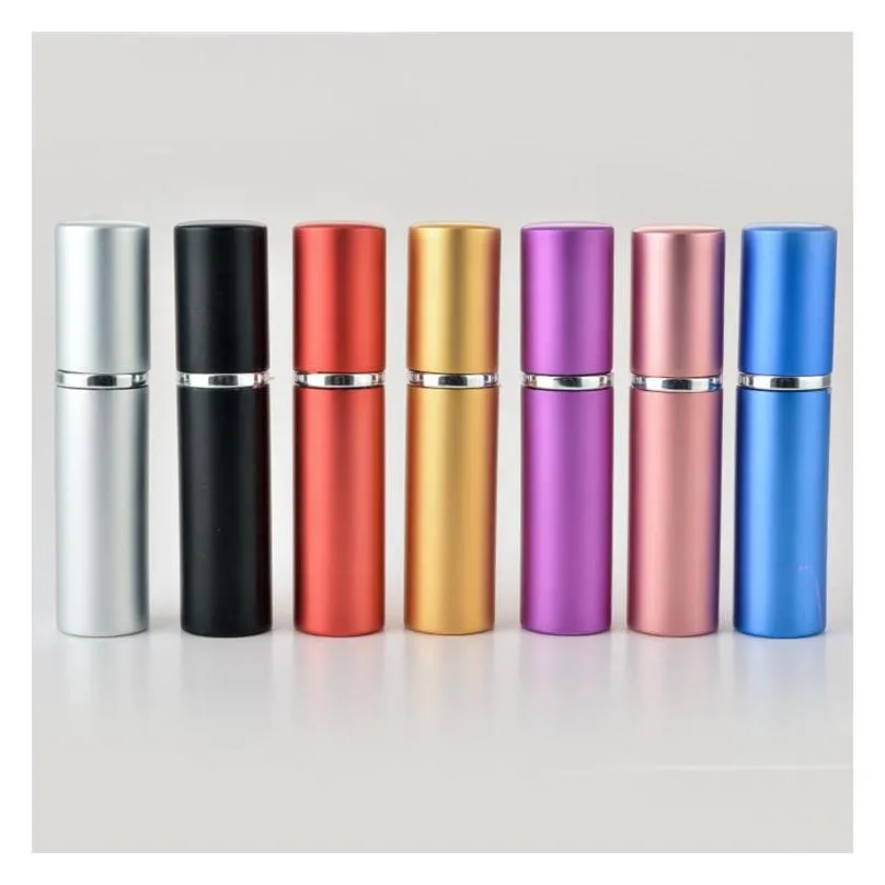  epacket 5ml mini portable refillable perfume atomizer colorful spray bottle empty perfume bottles fashion perfume bottle