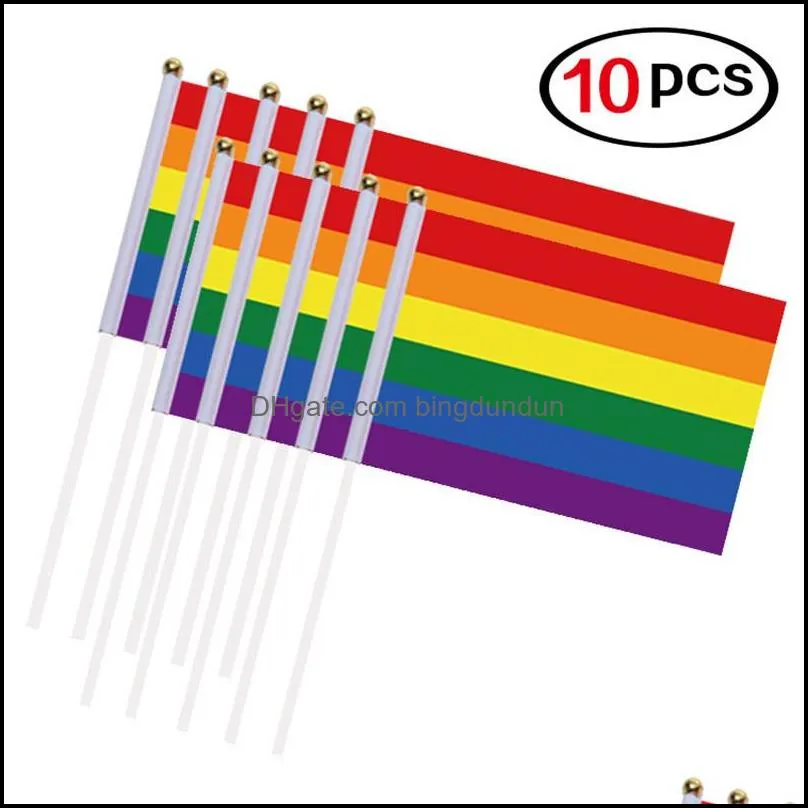 lgbt banner polyester transgender besexual pensexual flag 21x14cm lgbt flag lesbian gay pride rainbow flag supplies