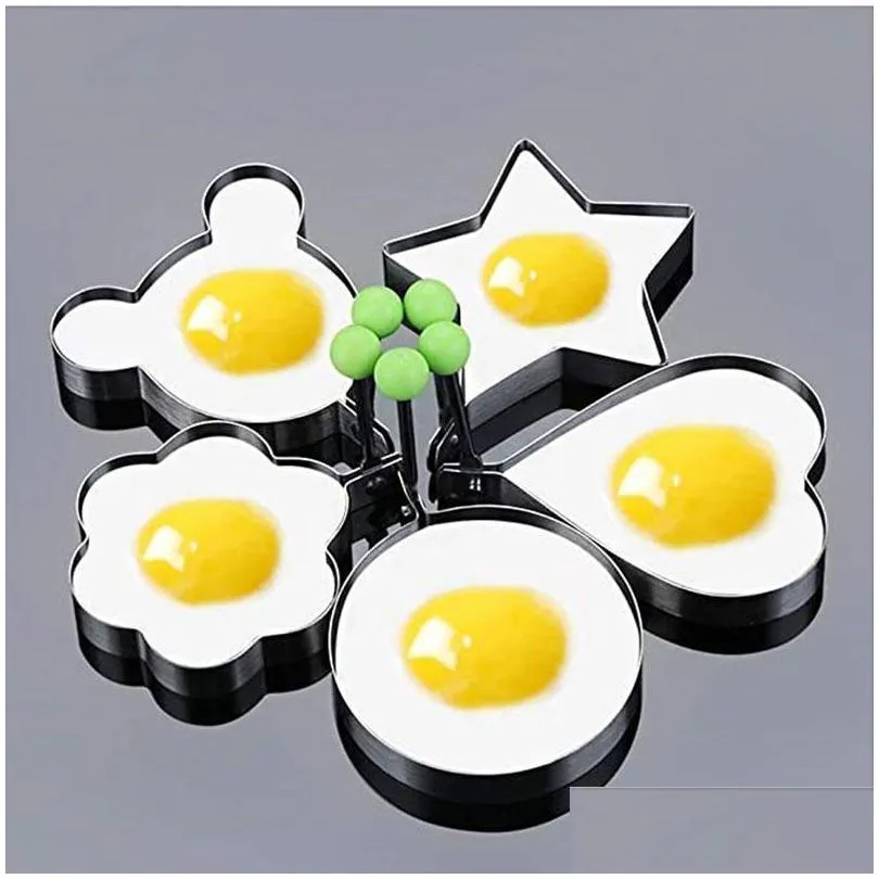 egg tools thickened stainless steel omelet omelette mold fried eggs pancake mold omelets ring