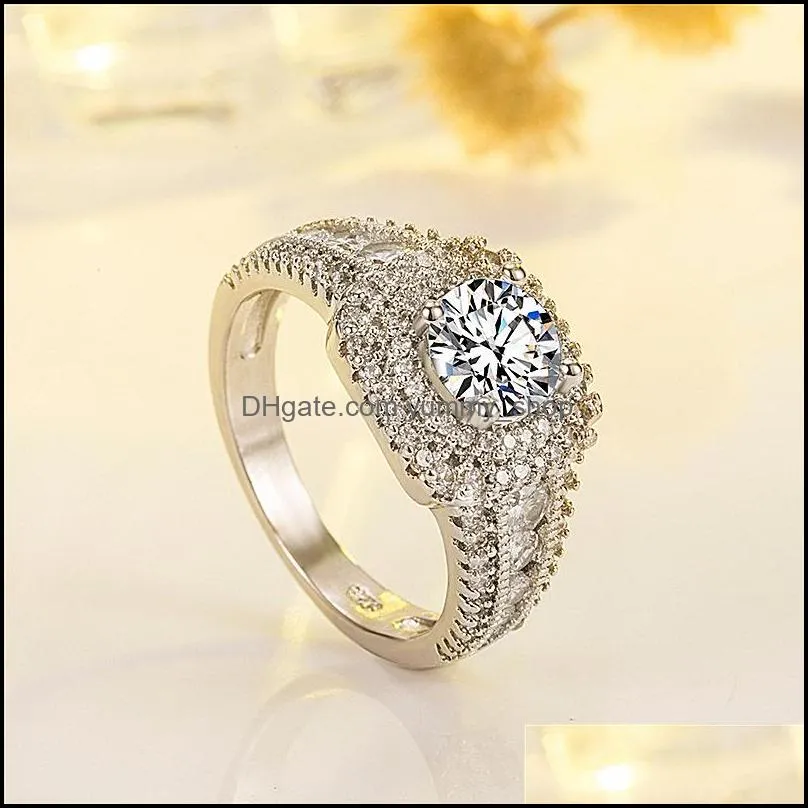 diamond rings for wedding ladies engagement high jewelry fashion engagement banquet full diamond rings