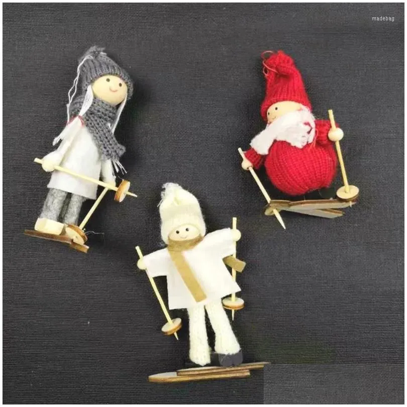 christmas decorations angel plush doll toy tree pendant ornaments party decoration dropship