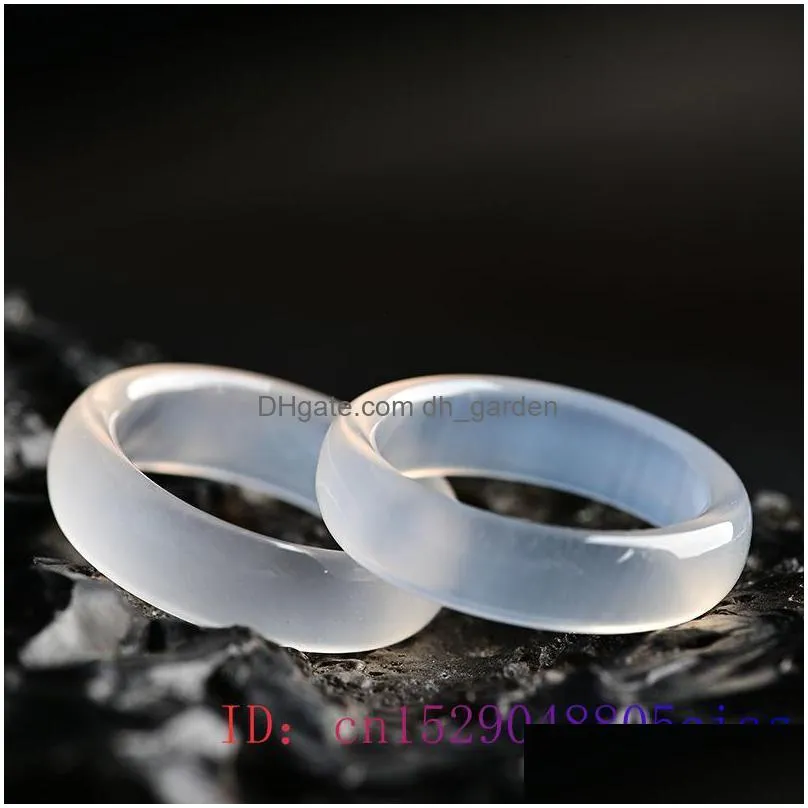 cluster rings jade for women jewelry gift talismans amulet carved gemstones accessories chalcedony gemstone luxury natural ring