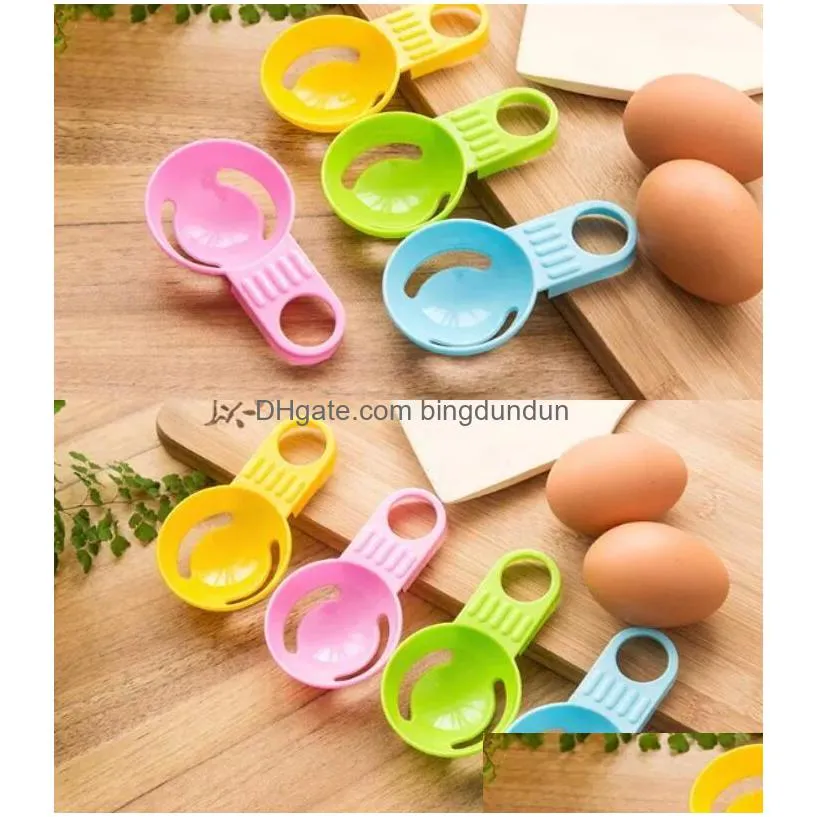 tools creative short handle egg white separator plastic material egg distributor kitchen baking tool inventory wholesale