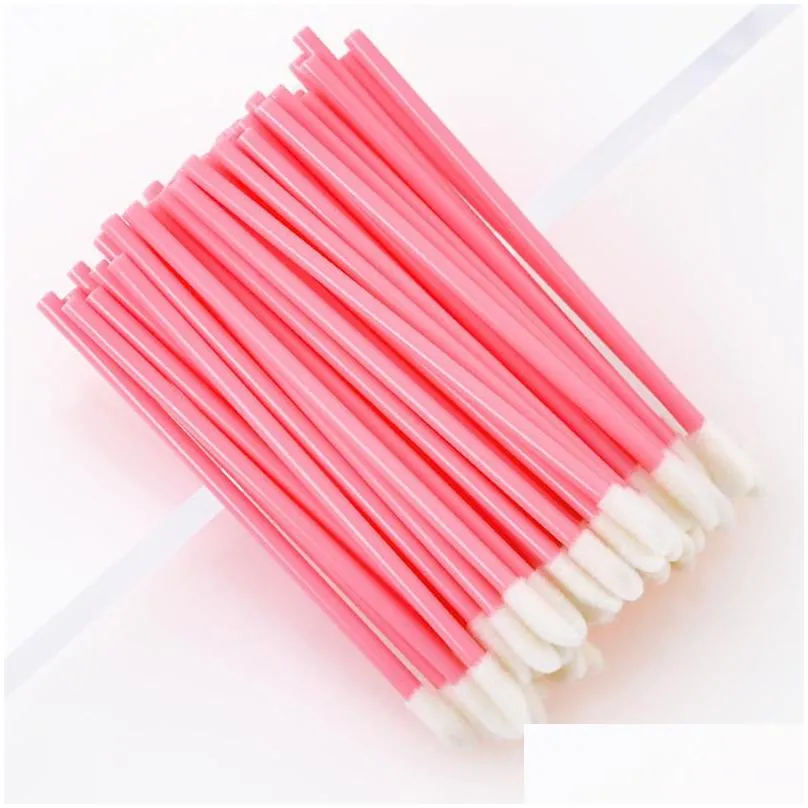  retail packaging color lip brush stick disposable lipstick brush makeup tool cosmetic applicator