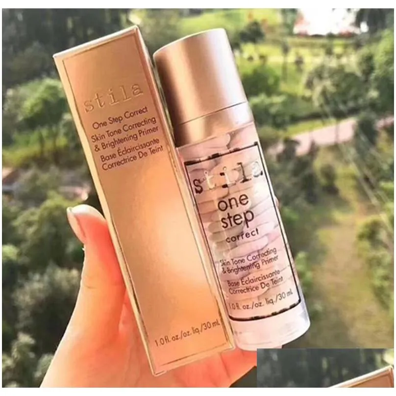 drop in stock makeup base stila one step correct skin tone correcting brightening primer 30ml foundation makeup