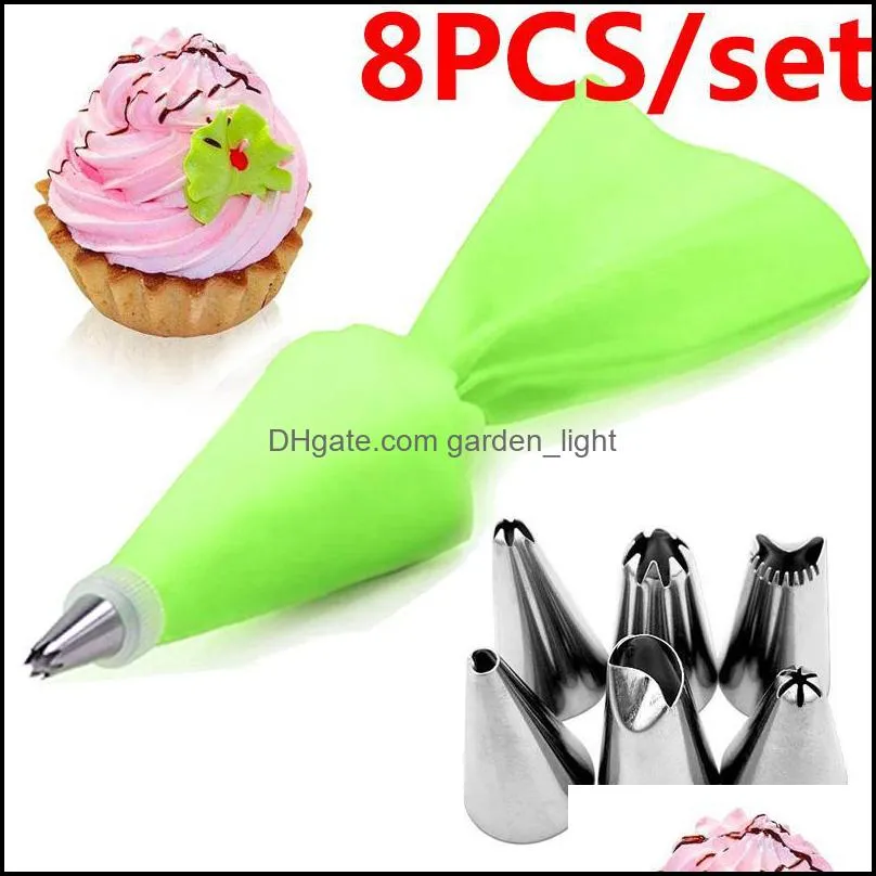 disposable pastry bags cake decoration kitchen icing preparation cup piping tips bag tools for baking 