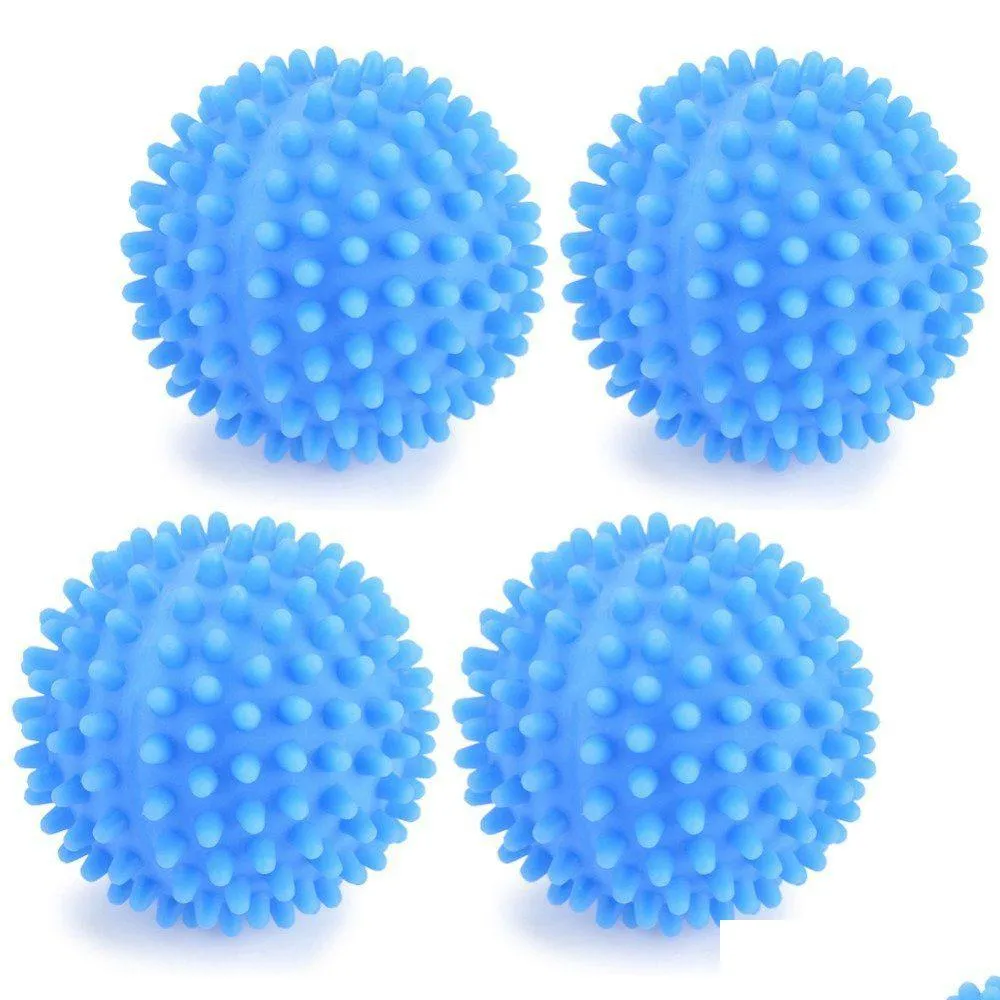 other laundry products blue pvc reusable dryer balls laundry ball washing drying fabric softener ball for home clothes cleaning tools