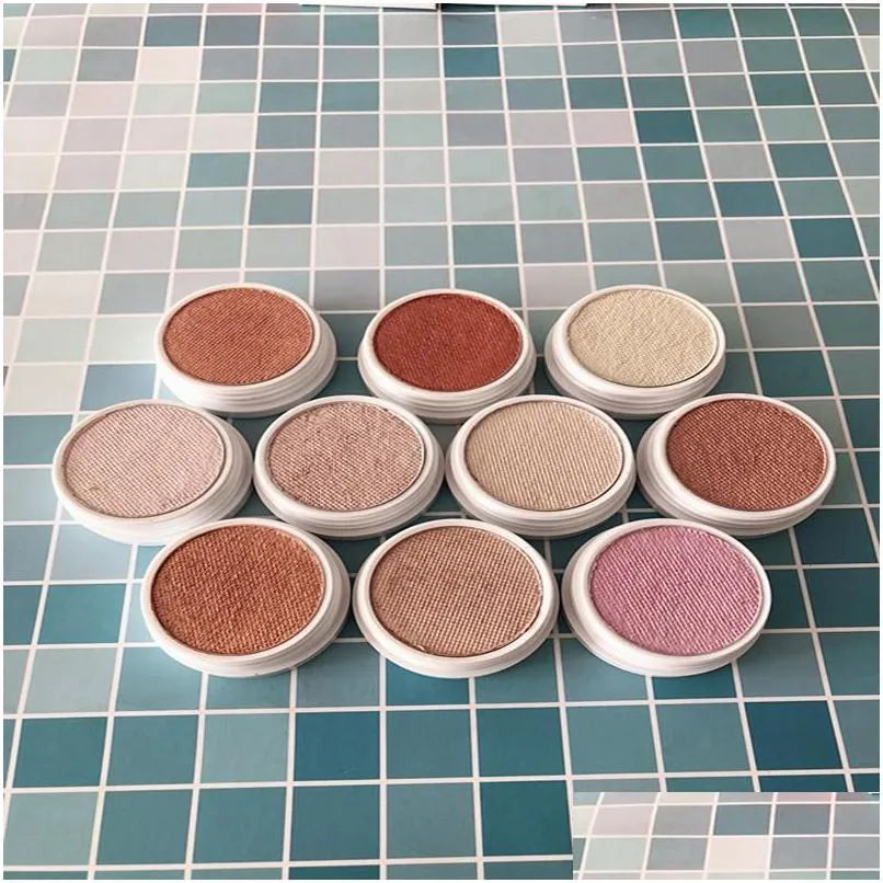 drop blush single 10 color highlighter powder durable waterproof high pearlescent cosmetics