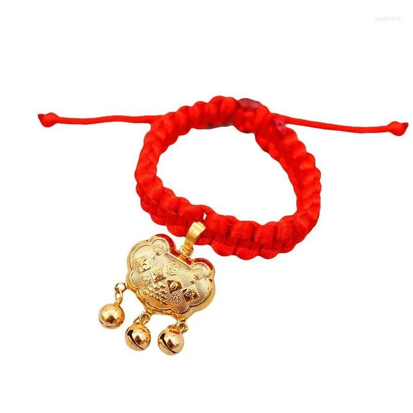 dog collars cat collar pet longevity lock bell hanging decoration necklace golden neck ring christmas accessories