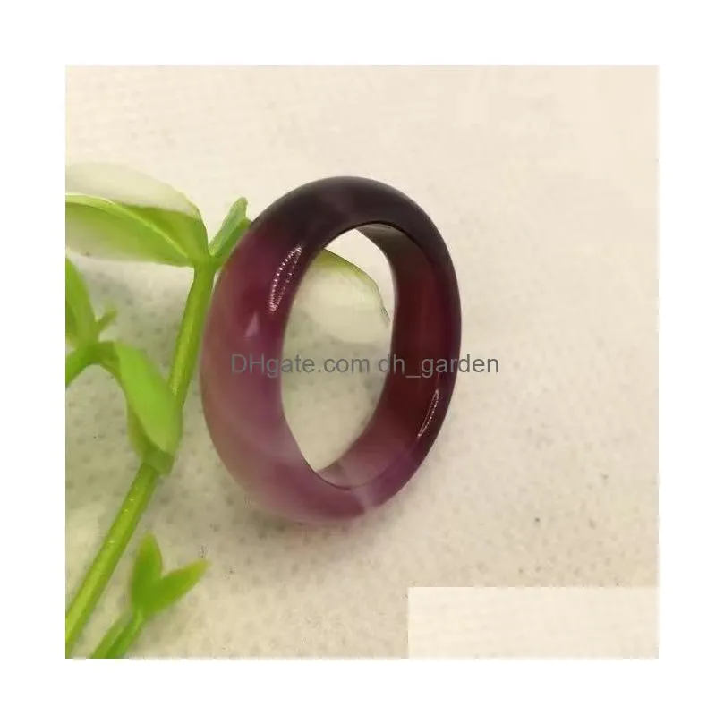 cluster rings jade for women jewelry gift talismans amulet carved gemstones accessories chalcedony gemstone luxury natural ring