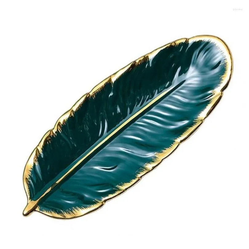 plates attractive plate visual effect stylish long lasting creative feather shape