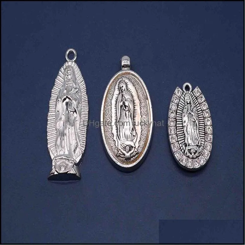 charms religious virgin guadalupe medal holder our lady medalcharms