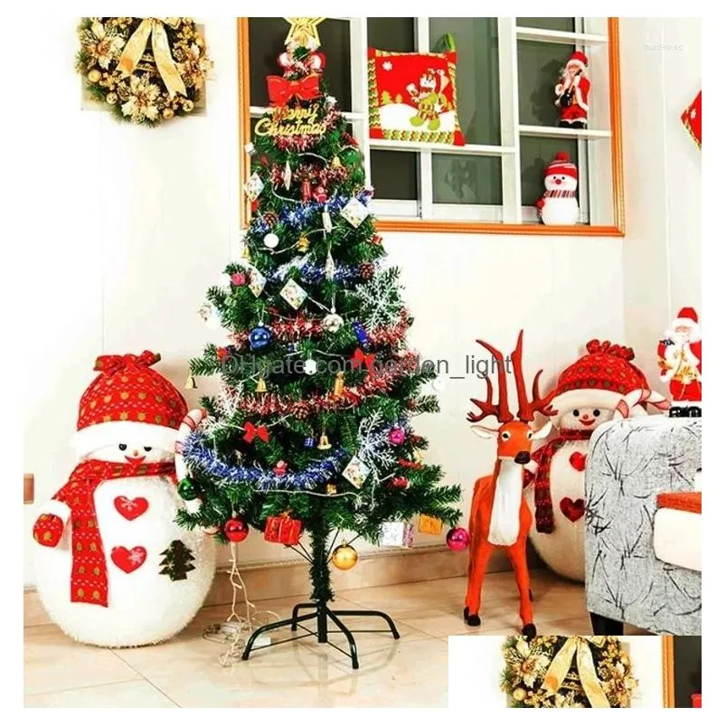 christmas decorations 30/40/45/50/60cm tree base stand foldable iron bracket bottom holder 4 feets accessories