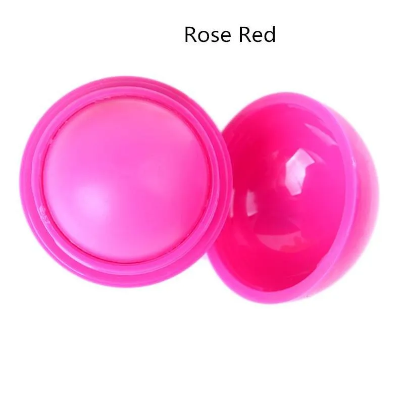 round ball 3d lipstick makeup moisturizing lip balm natural plant sphere lip pomade fruit embellish lip care 6colors dhs 