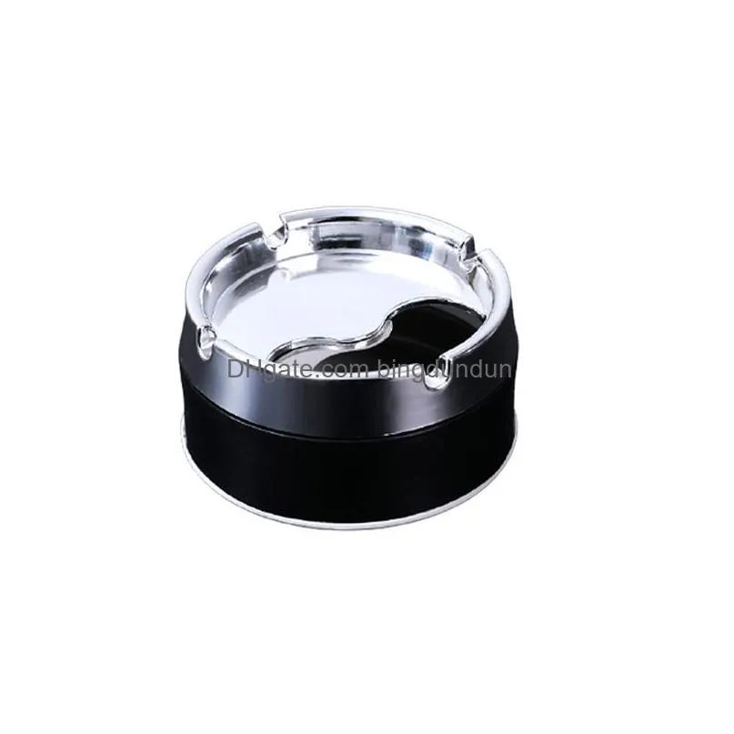 portable ashtray removable 360 degree rotation for home stainless steel smoking accessories inventory wholesale