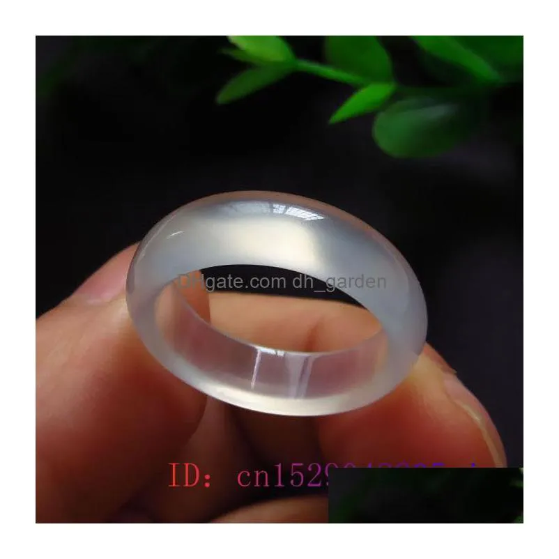 cluster rings jade for women jewelry gift talismans amulet carved gemstones accessories chalcedony gemstone luxury natural ring