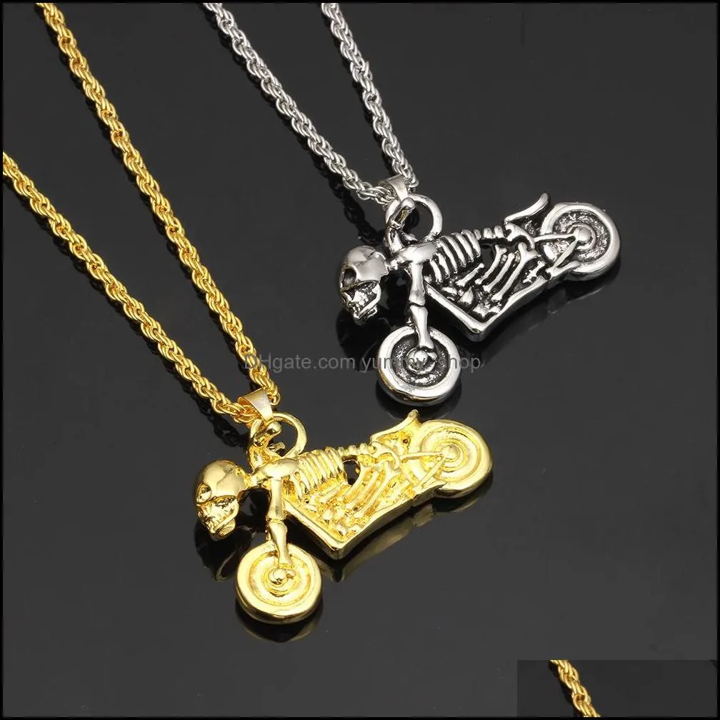 hip hop necklace accessories men jewelry nightclub motorcycle necklace hip hop jewelry