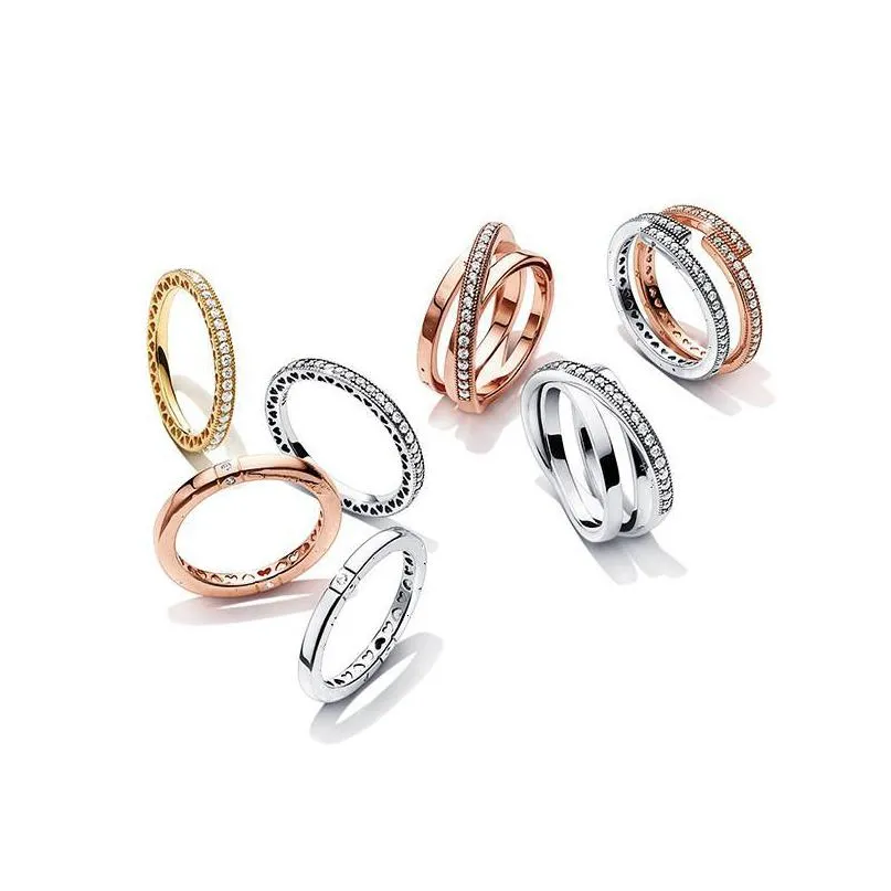 cluster rings 2021 jewelry for women diy designer 925 sterling silver fit original making handmade accessorie matching wholesale