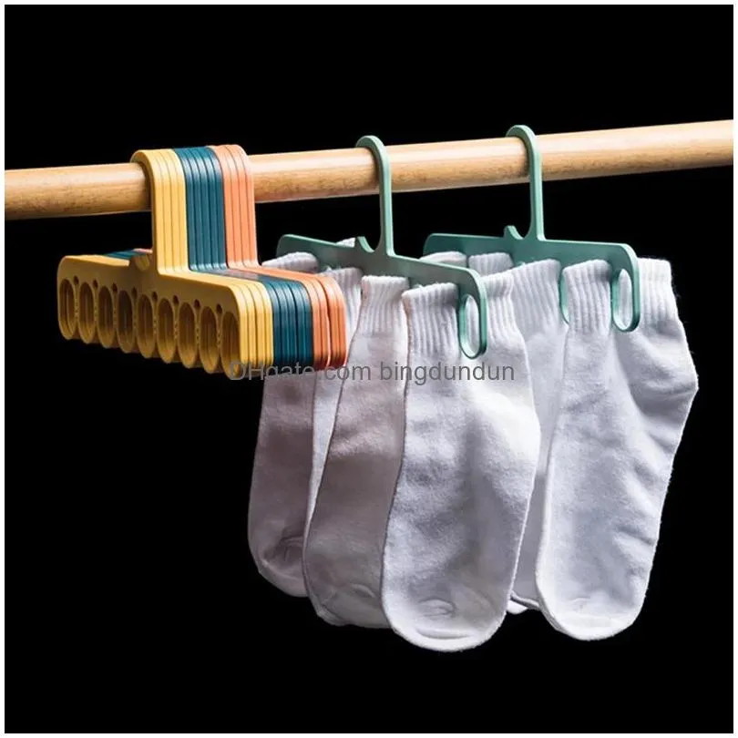 hooks multifunctional storage hangers socks underwear clothes drying rack cabinet organizer bathroom accessories inventory wholesale