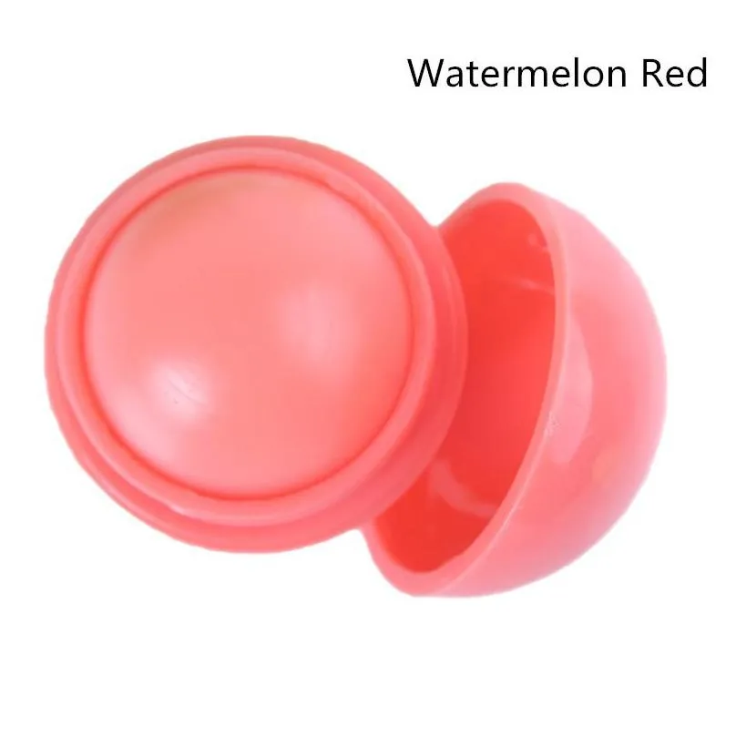 round ball 3d lipstick makeup moisturizing lip balm natural plant sphere lip pomade fruit embellish lip care 6colors