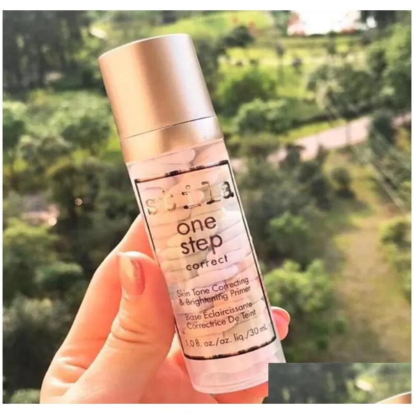 drop in stock makeup base stila one step correct skin tone correcting brightening primer 30ml foundation makeup