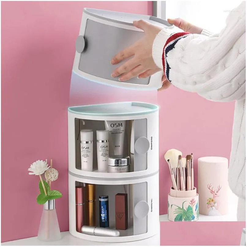 storage boxes makeup multifunctional wall organizer shelf waterproof toilet tissue box home bathroom accessories