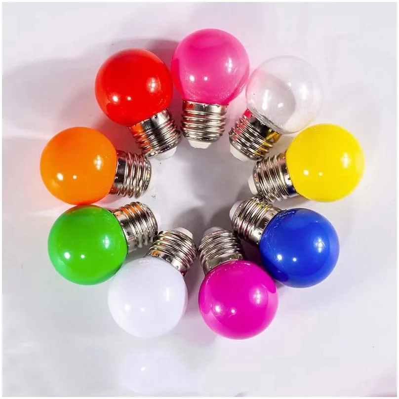 colorful decoration e27 b22 3w 220v red blue green white yellow warm rgb blubs energy saving led golf ball light globe lamp zxf42