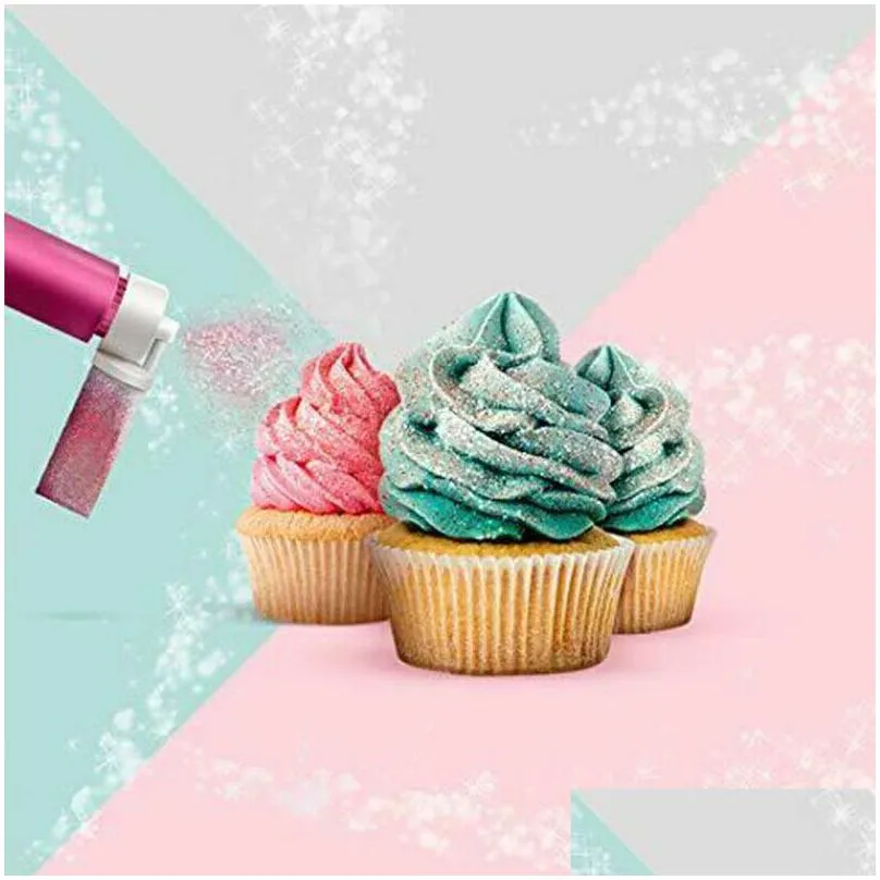 manual pastry airbrush gun cake sprayer airbrush para pasteleria for cake kitchen tool 6 colors