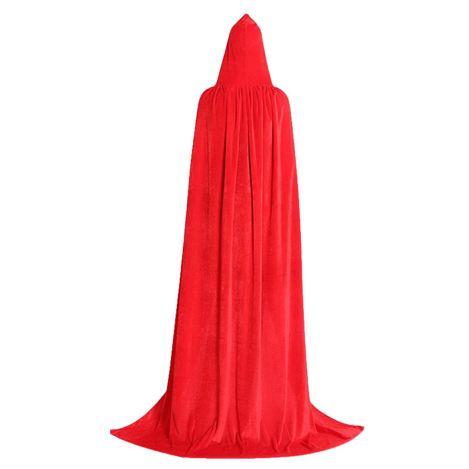 2022 halloween favor costume unisex hooded cloak long velvet cape for christmas cosplay costumes blue red white black gray purple