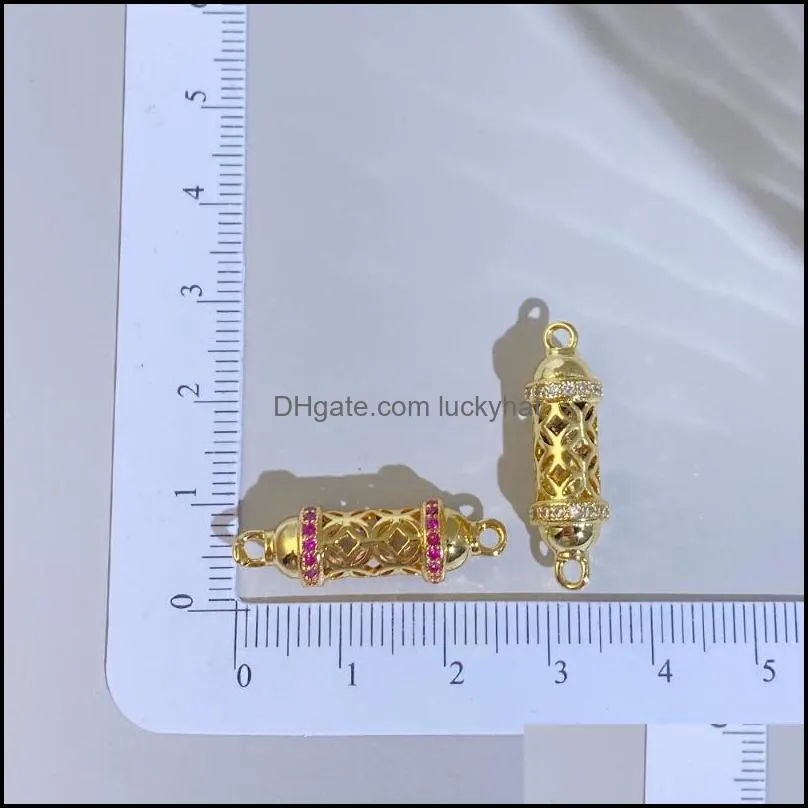 charms bohemian pattern cage for jwewelry making supplies pave zircon crystal gold dangle pendant diy bracelet necklacecharms