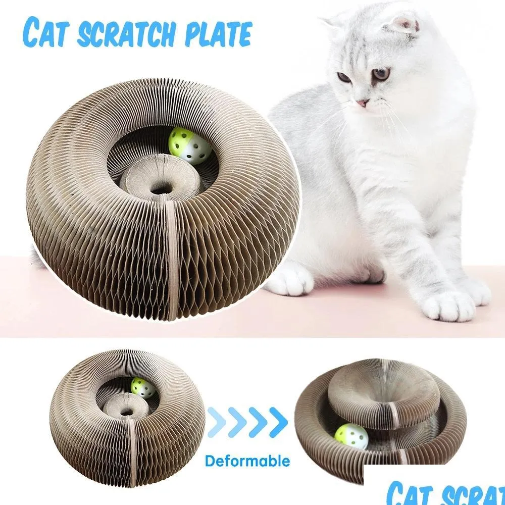 magical organ cat scratching board toy and bell cats grinding claw climbing frame sand scratchings toy sea freight inventory wholesale