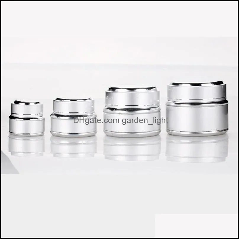 5g 15g 30g 50g empty aluminum lip balm containers cosmetic cream packaging jars creams in separate bottles