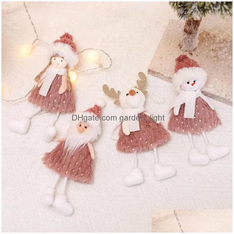 christmas decorations snowman elk doll xmass tree ornament merry gifts for children year 2022