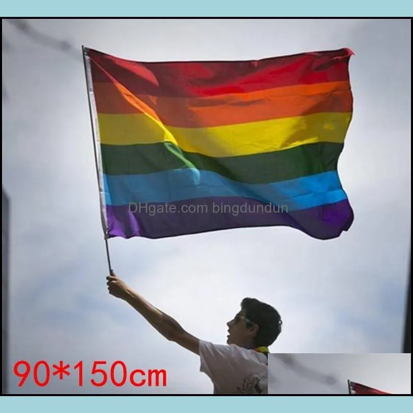 lgbt banner polyester transgender besexual pensexual flag 21x14cm lgbt flag lesbian gay pride rainbow flag supplies