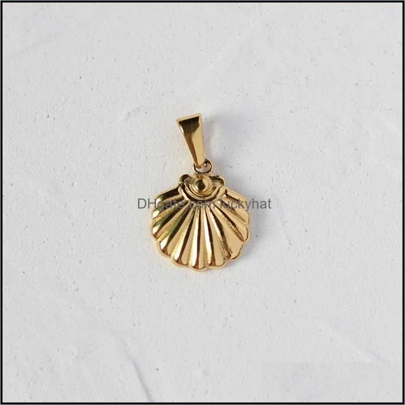 pendant necklaces 18k gold stainless steel snake lock rose charms diy jewelry findings pendants without chain necklace wholesale