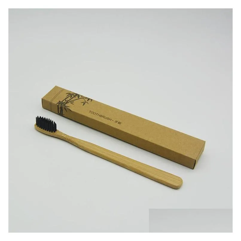 2017 environmentfriendly wood toothbrush bamboo toothbrush soft bamboo fibre wooden handle lowcarbon ecofriendly for adults oral