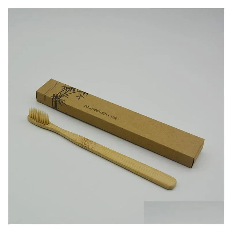 2017 environmentfriendly wood toothbrush bamboo toothbrush soft bamboo fibre wooden handle lowcarbon ecofriendly for adults oral