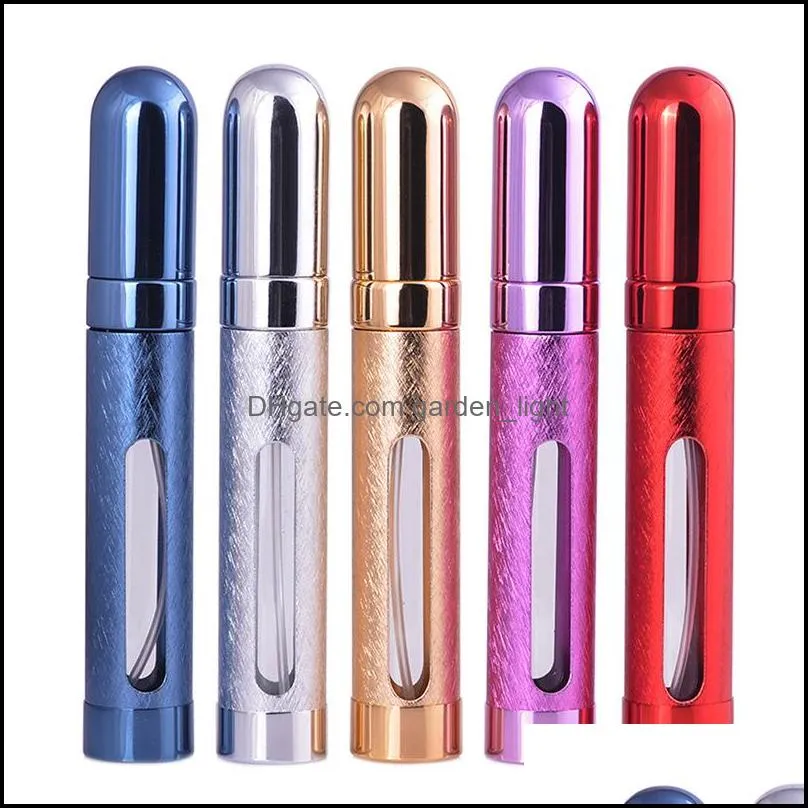 portable travel size essential oil perfume bottle mist spray bottle window view single head round 12ml