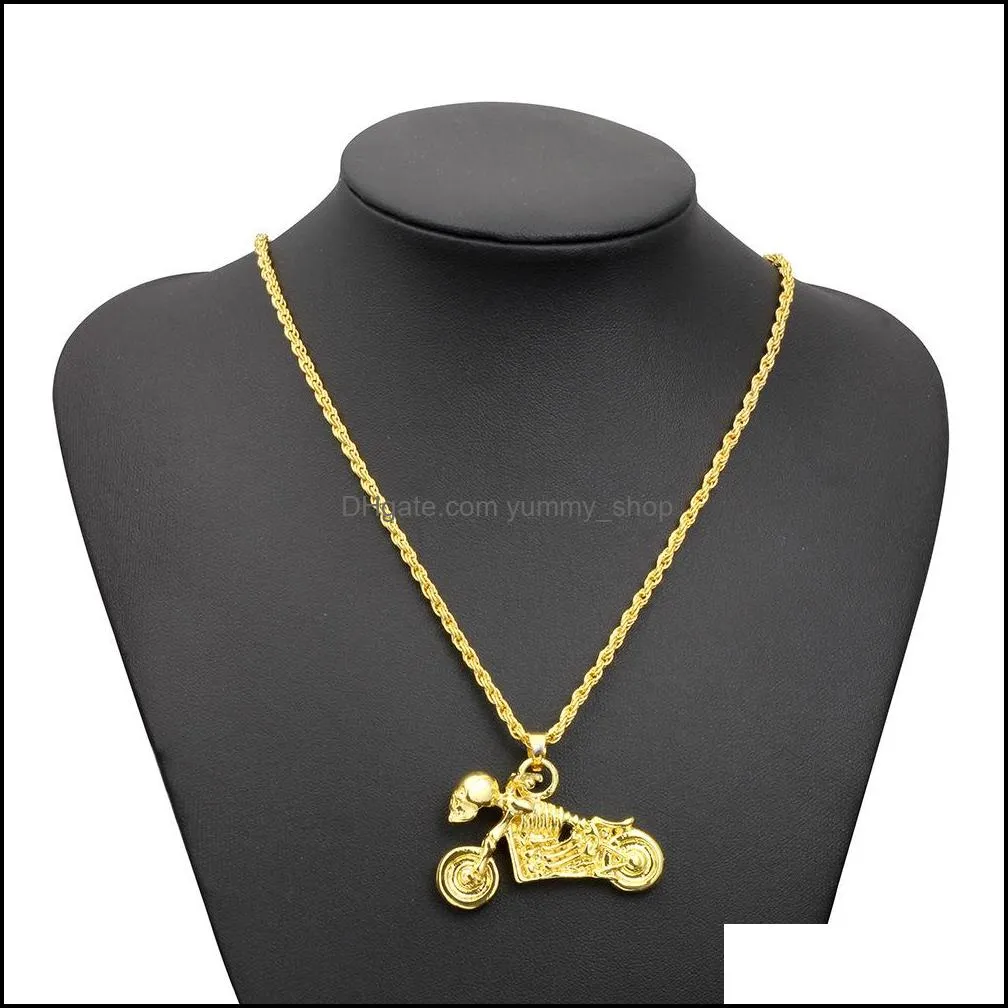 hip hop necklace accessories men jewelry nightclub motorcycle necklace hip hop jewelry