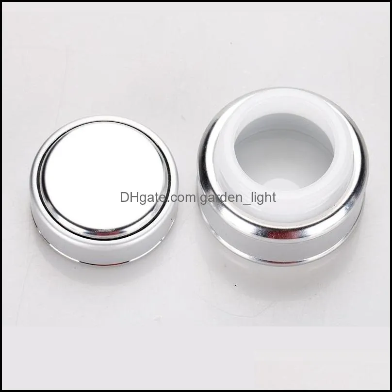 5g 15g 30g 50g empty aluminum lip balm containers cosmetic cream packaging jars creams in separate bottles