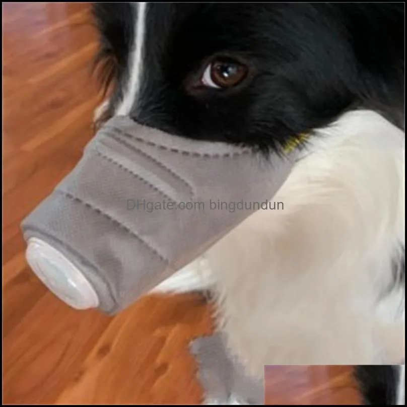 dog mouth mask with breathing valve folding face respirators anti dust mascherine outdoor masks puppy supply 8al2 h1