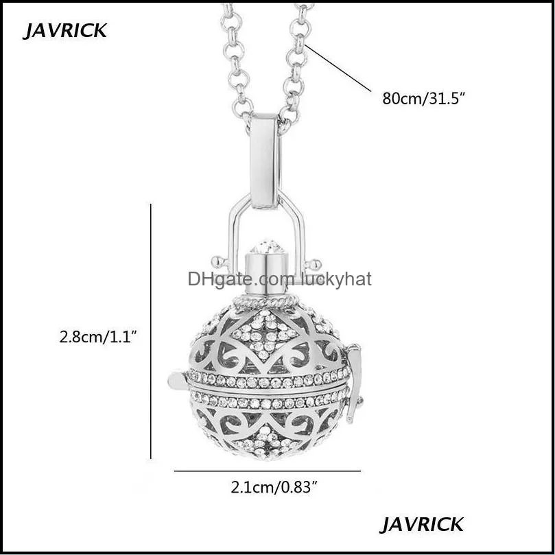 pendant necklaces lucky pregnancy necklace chime music angel ball jewelry charming giftpendant